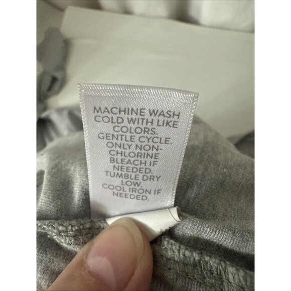 J. Jill Luxe Supima Tunic Gray Women’s Size Large - Picture 11 of 12